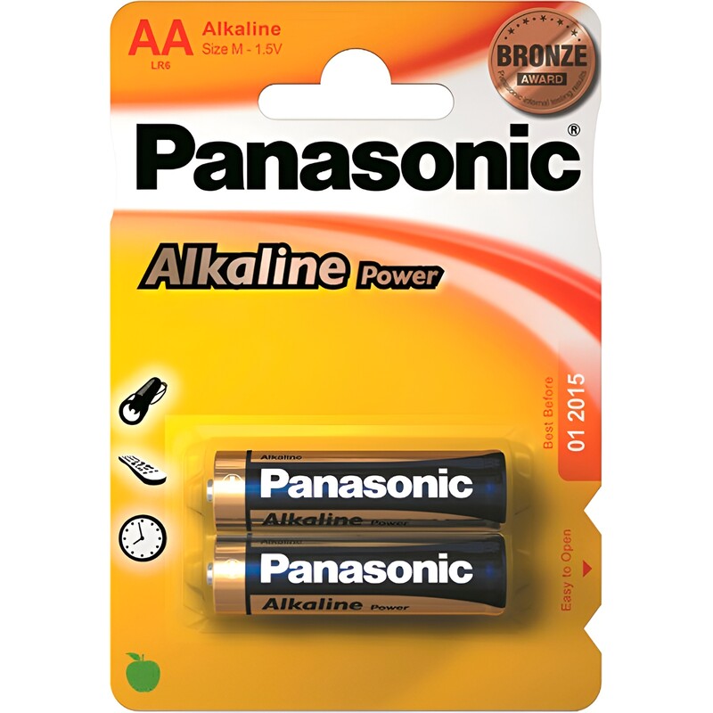 Батарейка Panasonic Alkaline Power AA/LR06 BL 2 шт
