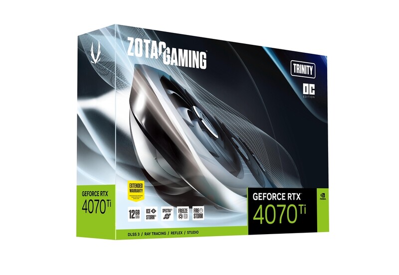 Видеокарта GF RTX 4070 Ti 12GB GDDR6X Trinity OC Gaming Zotac (ZT-D40710J-10P)