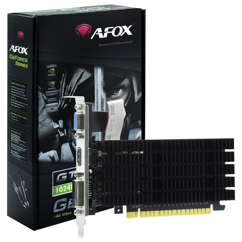 Видеокарта GF GT 710 1GB DDR3 Afox (AF710-1024D3L5)