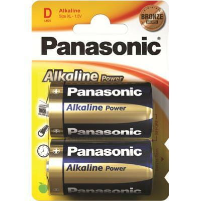 Батарейка Panasonic Alkaline Power D/LR20 BL 2 шт