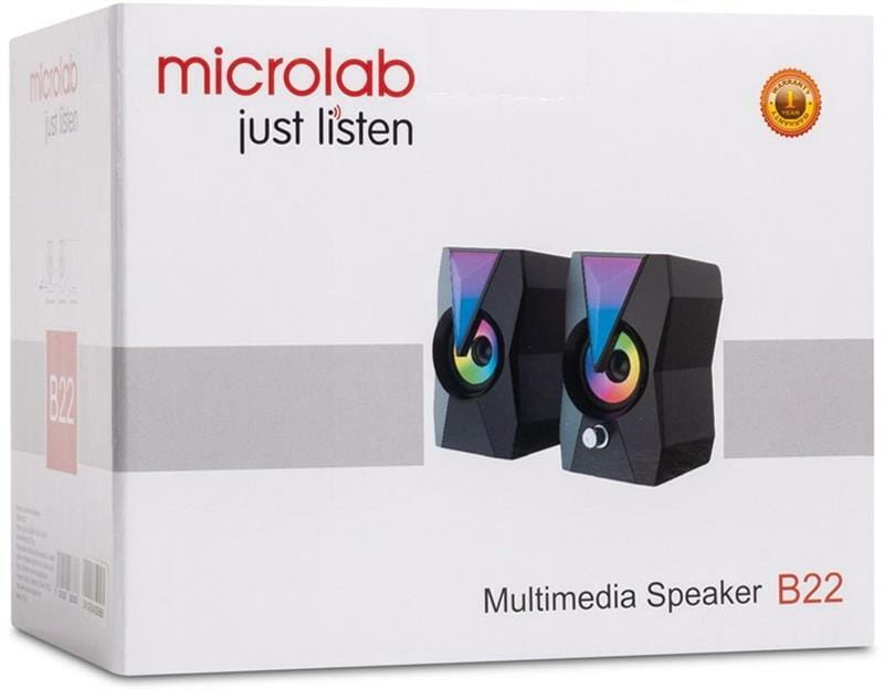 Акустическая система Microlab B-22 RGB Black