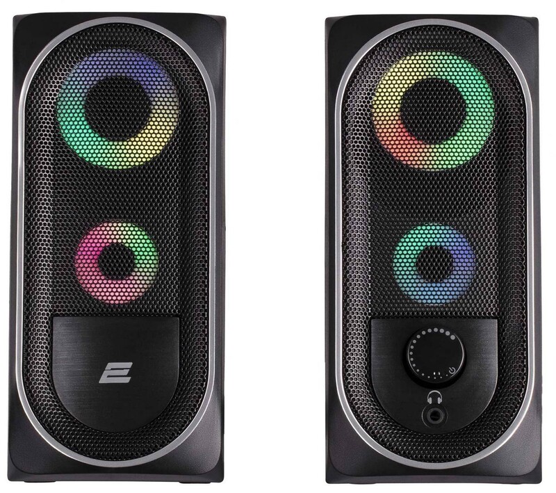 Акустическая система 2E PCS234 RGB Black (2E-PCS234BK)