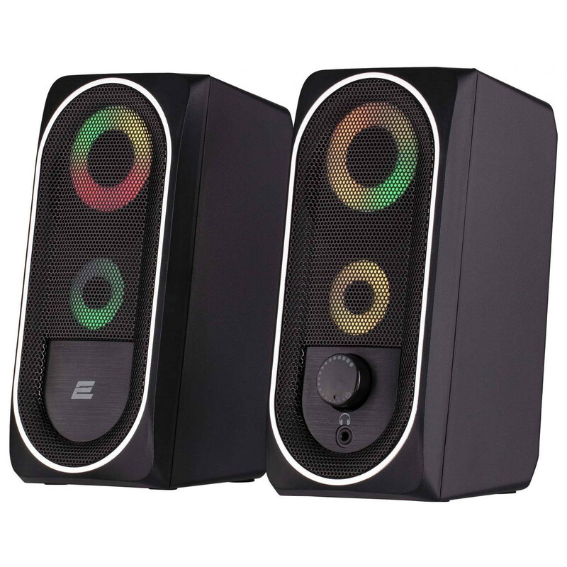 Акустическая система 2E PCS234 RGB Black (2E-PCS234BK)