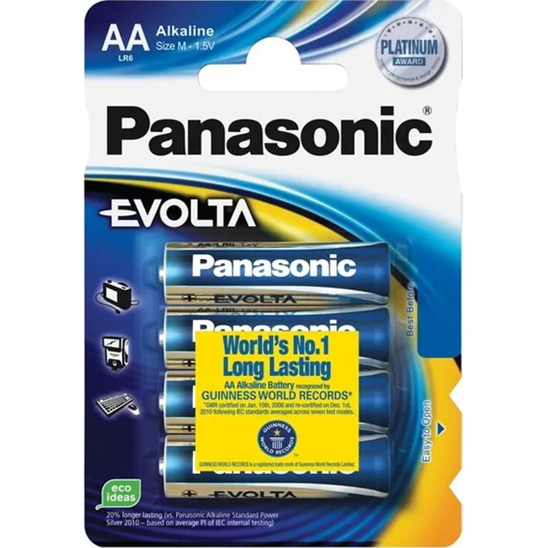 Батарейка Panasonic Evolta AA/LR06 BL 4 шт