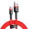 Фото - Кабель Baseus Cafule USB-microUSB, 2м Red (CAMKLF-C09) | click.ua