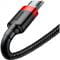 Фото - Кабель Baseus Cafule USB-microUSB, 3м Black/Red (CAMKLF-H91) | click.ua