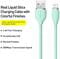 Фото - Кабель Baseus Jelly Liquid Silica Gel USB - Lightning (M/M), 2.4 A, 2 м, Green (CAGD000106) | click.ua