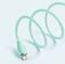 Фото - Кабель Baseus Jelly Liquid Silica Gel USB - Lightning (M/M), 2.4 A, 2 м, Green (CAGD000106) | click.ua