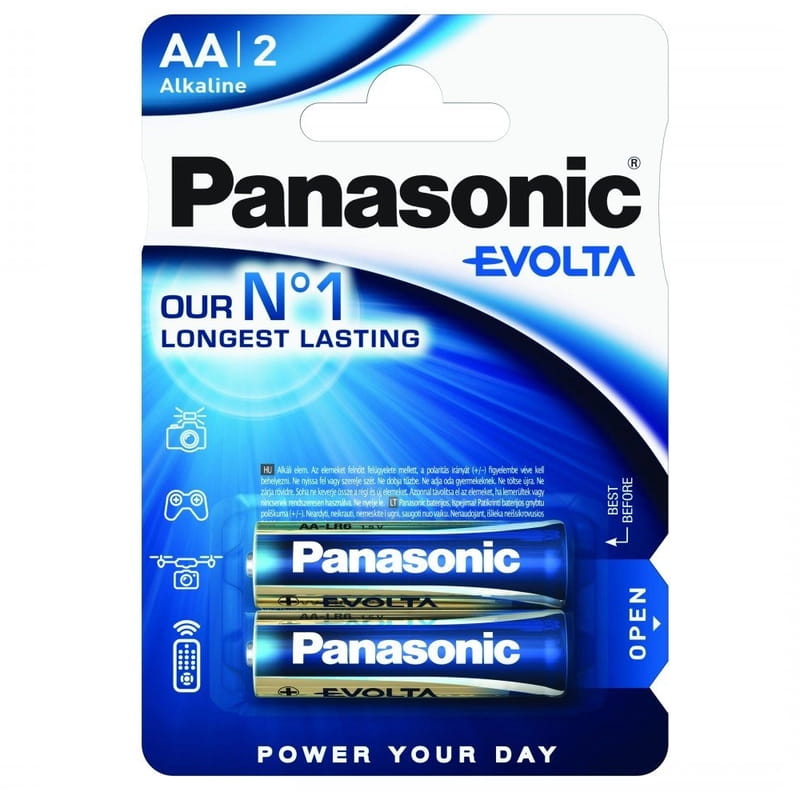 Батарейка Panasonic Evolta AA/LR06 BL 2 шт