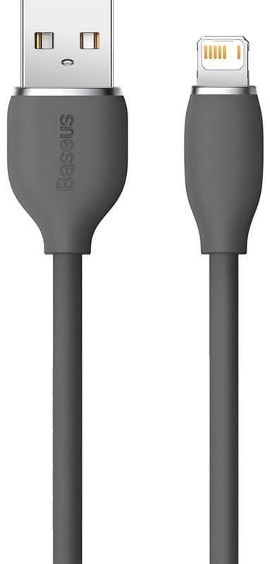 Кабель Baseus Jelly Liquid Silica Gel USB - Lightning (M/M), 2.4 A, 2 м, Black (CAGD000101)