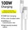 Фото - Кабель Baseus Dynamic USB Type-C - USB Type-C (M/M), 20 V/5 A, 100 W, 2 м, White (CALD000302) | click.ua