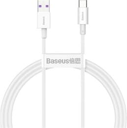 Кабель Baseus Superior USB - USB Type-C (M/M), 3 A, 66 W, 1 м, White (CATYS-02)