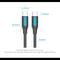 Фото - Кабель Vention USB Type-C - USB Type-C (M/M) TPE Round PD 100W, 5A, 0.5 м, Black (COTBD) | click.ua