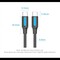 Фото - Кабель Vention USB Type-C - USB Type-C (M/M) TPE Round PD 100W, 5A, 1 м, Black (COTBF) | click.ua