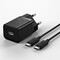 Фото - Мережевий зарядний пристрій Baseus Super Si Quick Charger 1C (1USB-C) 25W Black (TZCCSUP-L01) + кабель Type-C | click.ua