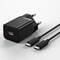 Фото - Сетевое зарядное устройство Baseus Super Si Quick Charger 1C (1USB-C) 25W Black (TZCCSUP-L01) + кабель Type-C | click.ua