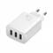 Фото - Сетевое зарядное устройство Baseus Compact (3USB, 3.4A) 17W White (CCXJ020102) | click.ua
