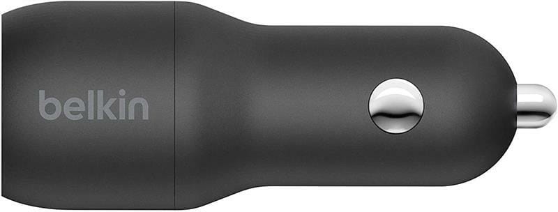 Автомобильное зарядное устройство Belkin Car Charger Dual USB 24W + Type-C 1 м Black (CCE001BT1MBK)