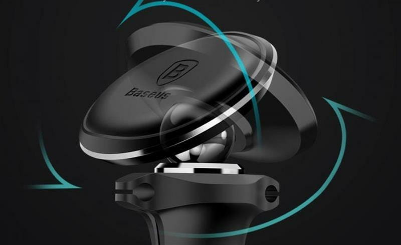 Тримач автомобільний Baseus Magnetic Air Vent Black (SUGX-A01)