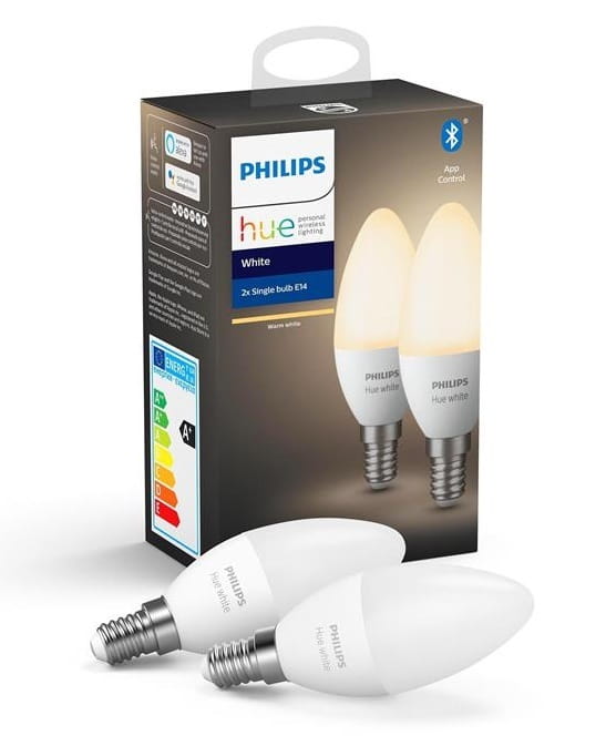 Лампа розумна Philips Hue 5.5W 2700K E14 (929002039904) 2 шт.