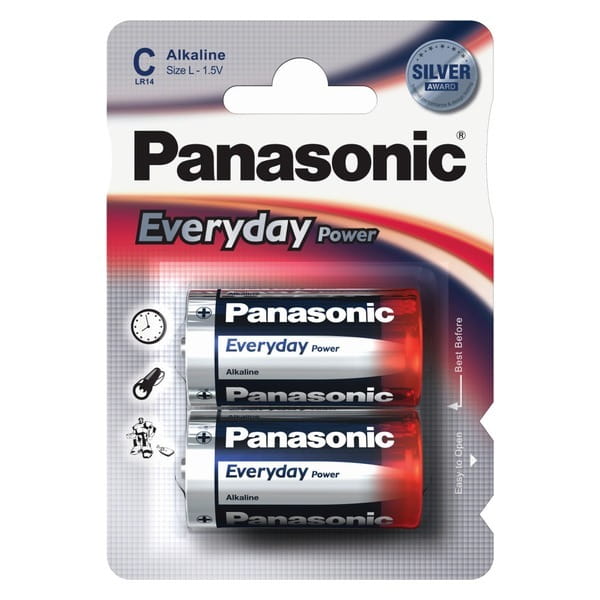 Батарейка Panasonic Everyday Power C/LR14 BL 2 шт