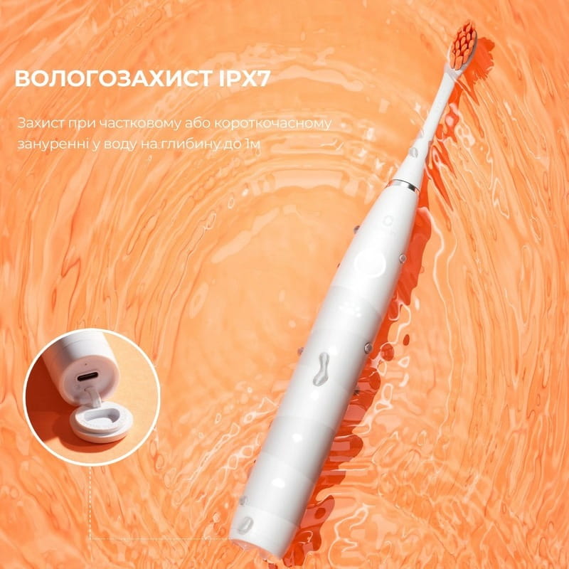 Розумна зубна електрощітка Oclean Flow S Sonic Electric Toothbrush White (6970810552959)