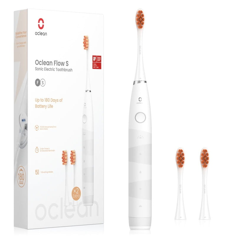 Умная зубная электрощетка Oclean Flow S Sonic Electric Toothbrush White (6970810552959)