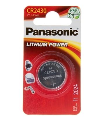 Батарейка Panasonic CR 2430 BL 1шт