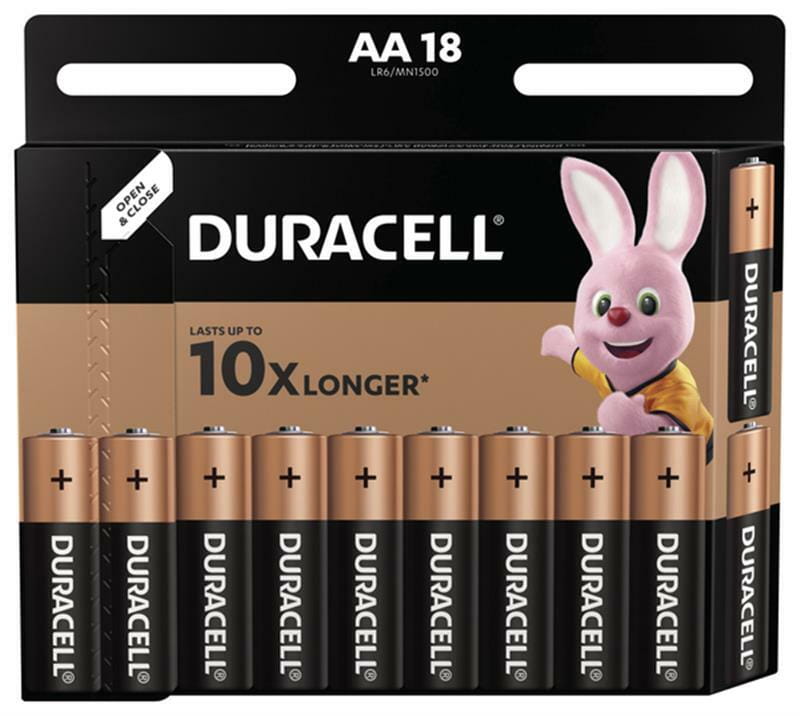  Duracell Basic AA/LR06 BL 18шт купити в Харкові, е за .
