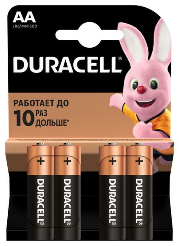 Батарейка Duracell Basic AA/LR06 BL 4шт