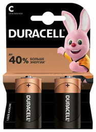 Батарейка Duracell Basic C/LR14 BL 2 шт