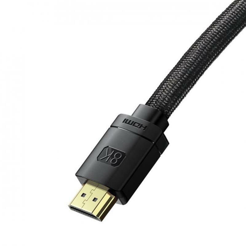 Кабель Baseus High Definition HDMI - HDMI V 2.1, (M/M), 1.5 м, Black (WKGQ040101)