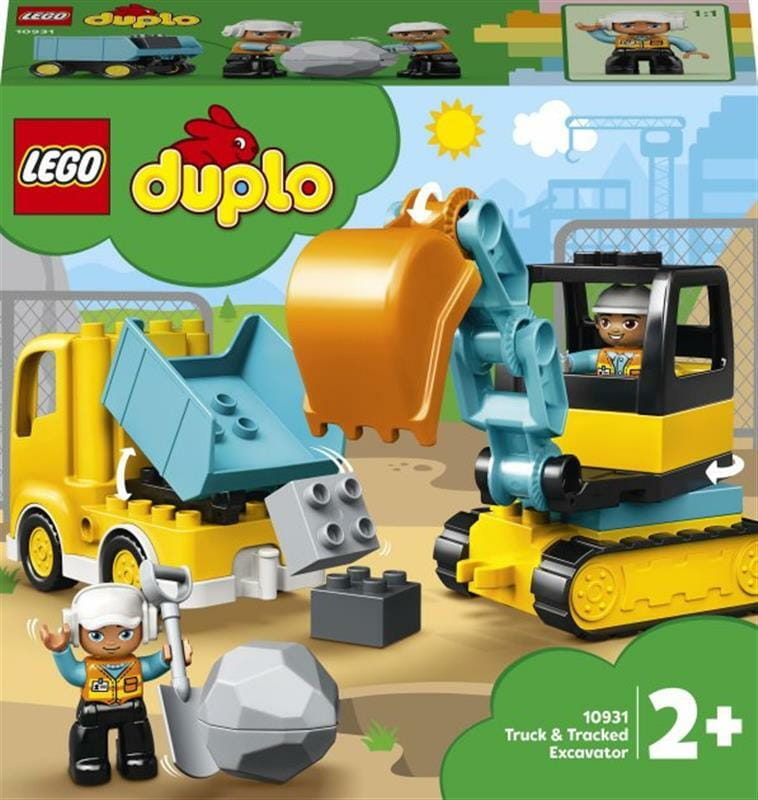 Конструктор LEGO Duplo Грузовик и гусеничный экскаватор (10931)