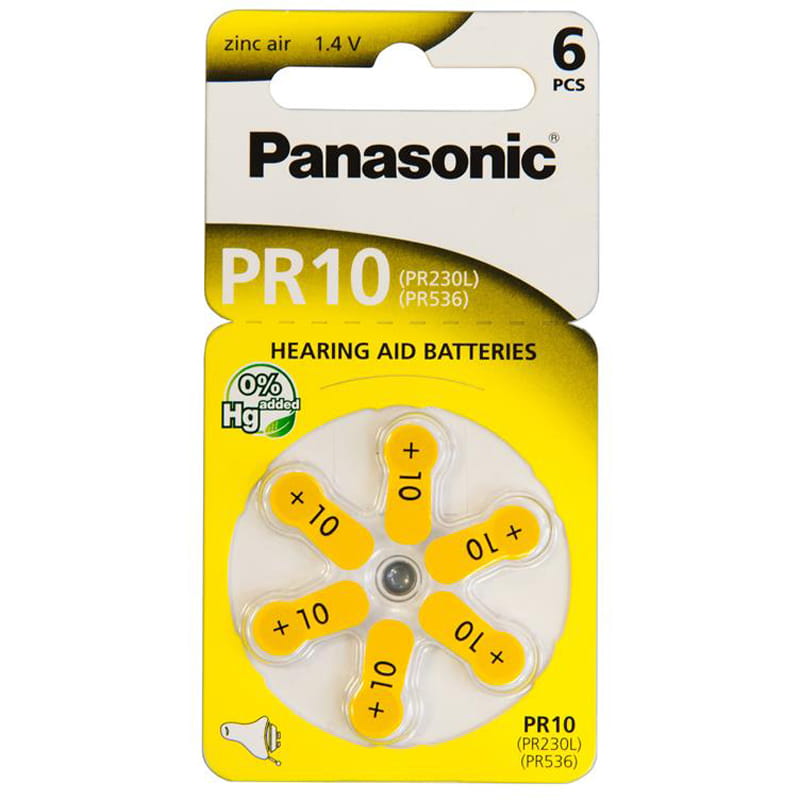Батарейка Panasonic PR-230 BL 6 шт