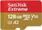 Фото - Карта памяти MicroSDXC 128GB C10 UHS-I SanDisk Extreme V30 U3 R190/W90MB/s + SD (SDSQXAA-128G-GN6MA) | click.ua