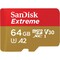 Фото - Карта пам`ятi MicroSDXC 64GB C10 UHS-I SanDisk Extreme V30 U3 R170/W80MB/s (SDSQXAH-064G-GN6MN) | click.ua