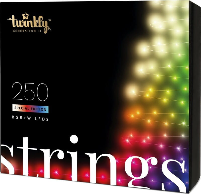 Smart LED гірлянда Twinkly Strings RGBW Gen II (TWS250SPP-TEU) 250LED, 20м, BT+WiFi