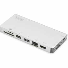 Док-станція Digitus USB-C Travel 8 Port (DA-70866)
