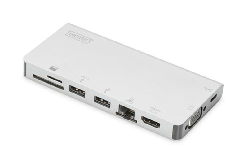 Док-станція Digitus USB-C Travel 8 Port (DA-70866)